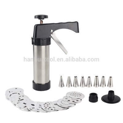 Biscuits Maker Cookie Press Gun Stainless Steel Homemade Biscuits Press Kit