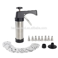 Cookie Press and Icing Kit Biscuit Making Tool With 13 Press Molds & 8 Pastry Piping Nozzles